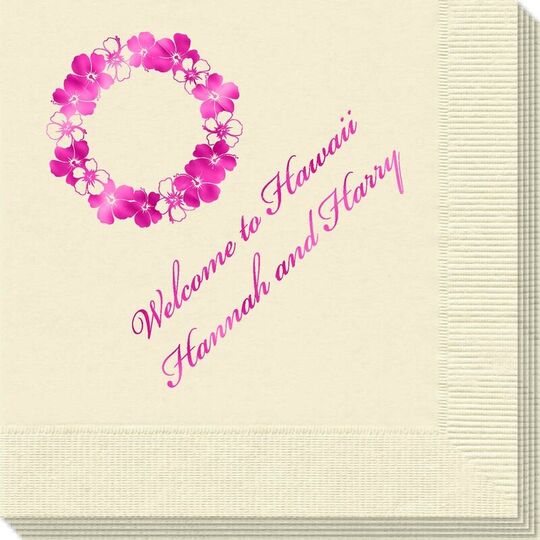 Hawaiian Lei Napkins